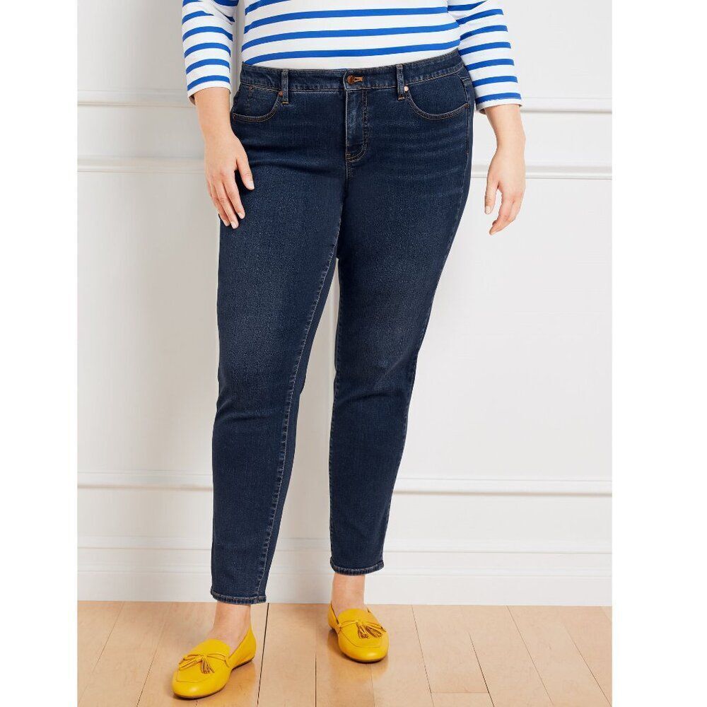 Talbots Jeans Size 16P Flawless Slim Ankle Stretch Like New